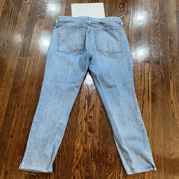 Rag & Bone Dre Low Rise Slim Boyfriend Denim Jeans Light Wash 29 #3 - Picture 13 of 15